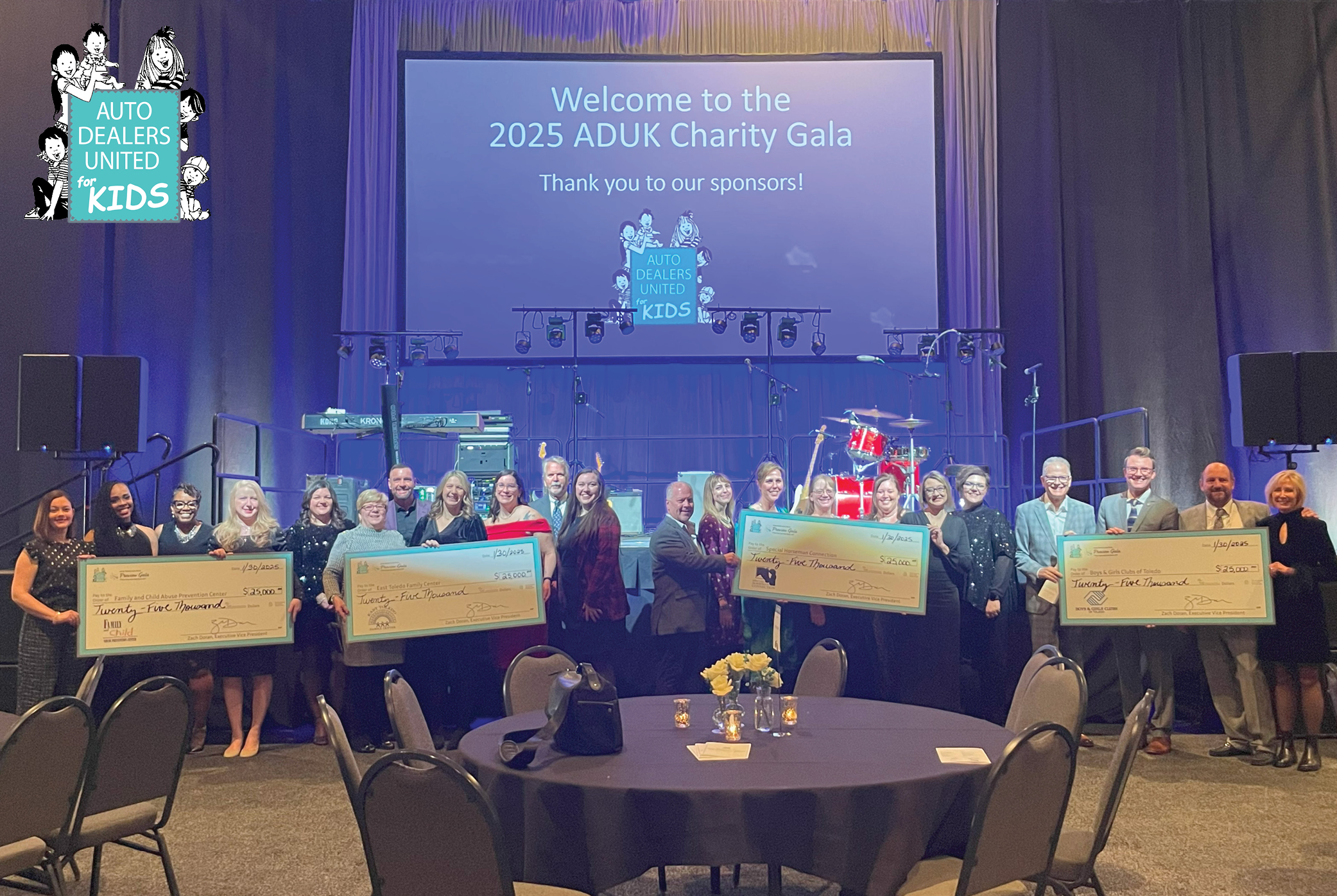 Auto Dealers United for Kids Donated $100,000 to Local Charities